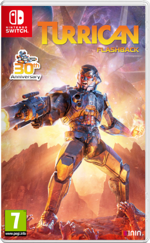 Turrican Collector's Edition box art for Nintendo Switch